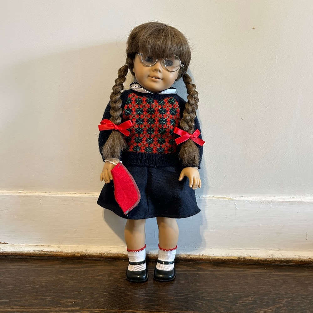 American Girl Molly Doll Pleasant Company with Birthday Dress